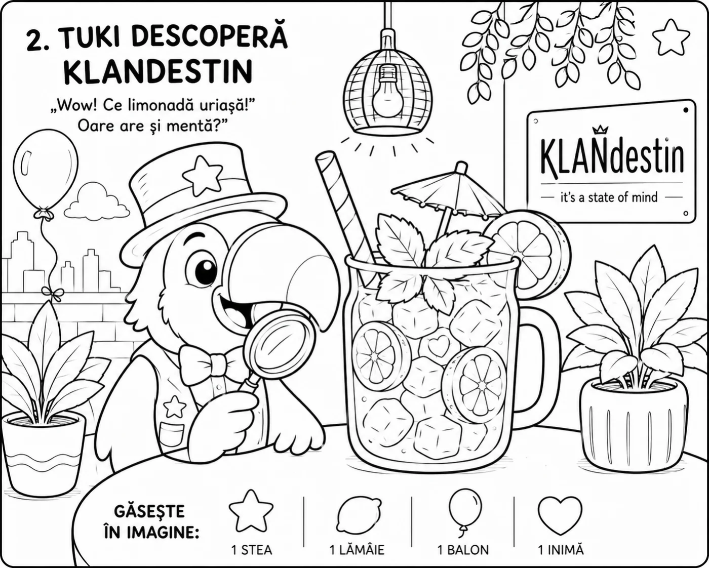 Planșă de colorat